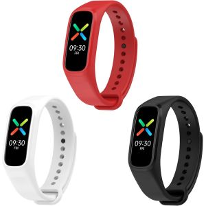 3 Pieces Strap For Oppo/Oneplus Band, Tpu Replacement, Sport Accessory Adjustable For Smartband - Neuf