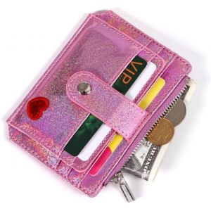 Femmes Sacs &Agrave; Main Femmes Porte-Monnaie Mini Porte-Monnaie Femmes Sac &Agrave; Main Holographique Sac &Agrave; Main Changement Bourse Pu Bourse Brillant Sac &Agrave; Main Violet Portefeuille Femmes - Neuf