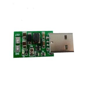 Module Convertisseur &Eacute;l&eacute;vateur De Tension R&eacute;glable Usb 5 V Vers Cc 6 V-15 V - 5 Pi&egrave;ces - Neuf
