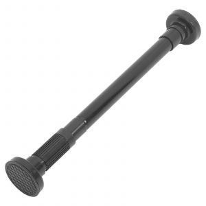 Tringle A Rideau Telescopique Reglable Pour Usage Domestique, Extensible, Sans Percage, En Acier Inoxydable, Forme Ronde, 1 Piece - Neuf