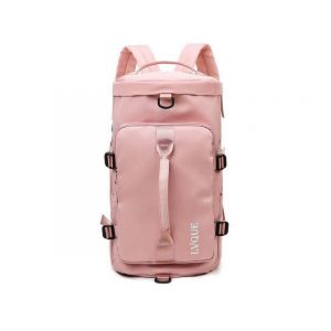 Sac De Sport Imperm&eacute;able Avec Compartiment &Agrave; Chaussures - Rose - Neuf