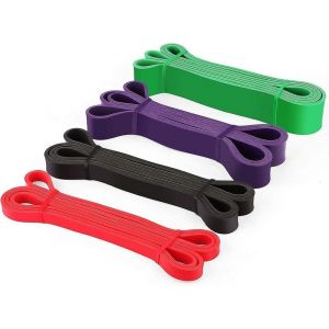 Ensemble De Bandes De R&eacute;sistance Haut De Gamme Pour La Musculation, La Gymnastique Et Les Entra&icirc;nements &Agrave; Domicile - 4 Niveaux De R&eacute;sistance Pour Tous Les Niveaux De Forme Physique - Neuf