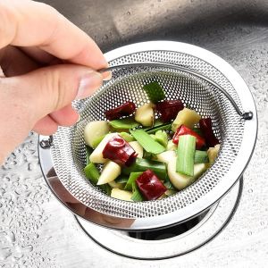 Jgd-Lot De 2 Filtre Evier Cuisine - Bouchon Evier Cuisine Passoires D'&eacute;vier De Cuisine En Acier Inoxydable - Passoire Pour &Eacute;vier - Protection Contre Le Colmatage - &Eacute;vier Avec Poign&eacute;e, 11 X 7,8 X 2 Cm - Neuf