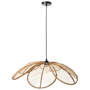 Lampe Suspension Nigua Rotin Naturel - Neuf