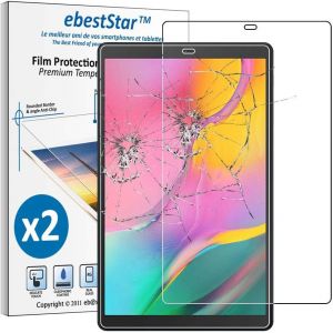 - Verre Tremp&eacute; X2 Pour Samsung Galaxy Tab A 10.1 2019 T510 T515, Vitre Protection, Film Anti Casse, Anti Rayures, Sans Bulles - Neuf