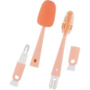 De Nettoyage,2 Pcs À Bouteilles Avec Long Manche, Brosses De Éponge Pour Gobelets,Multifonctionnelle Brosses À Biberon Pour Tasse À Café,Bouilloires,Tasses - Neuf