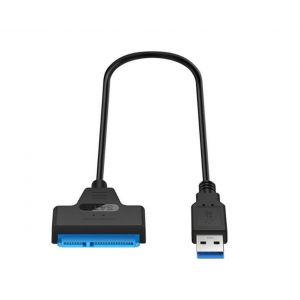 C&acirc;ble adaptateur USB 3.0 vers SATA pour disque dur SSD 2,5"" - Longueur 23 cm, transfert de donn&eacute;es haut d&eacute;bit, aucune alimentation requise - Neuf