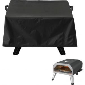 Ulteronixshop-Housse de four &agrave; pizza Cozze 90347 17" - R&eacute;sistante aux intemp&eacute;ries et &agrave; la poussi&egrave;re - Tissu Oxford 420D - Accessoire de four &agrave; pizza - Noir (62 x 62 x 28 cm) - Neuf