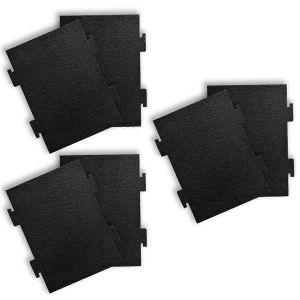 Lot de 6 filtres &agrave; charbon actif pour aspirateurs Whirlpool et Kitchenaid KMLS311HS - Neuf