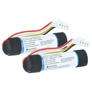 vhbw 2x Batterie remplacement pour Harman & Kardon GSP-1S1P-OS7A pour haut-parleurs, enceintes portatives (2,6Ah, 3,6V, Li-ion) - Neuf