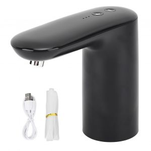 Pompe à Bouteille D'eau éLectrique, Distributeur D'eau Automatique Sans Fil Portable Pour La Maison Et Le Camping Noir - Neuf