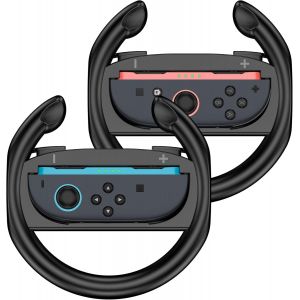Shiba-Procase Lot De 2 Volants Compatibles Avec Nintendo Switch 2 Joycon 2025 Manettes Joy-Con Switch 2, Volant Pour Jeux De Cours[7 - Neuf
