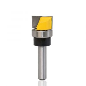 KAL-Routeur À Rainure Fraise À Affleurer, 8Mm Tige Fraise À Bois À Bordure Affleurante En Carbure À Double Rainure, Fraise Coupe-Bois Router Bits Pour Le Travail Du Bois - Neuf
