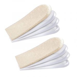 Réglable De Semelles Orthopédiques Pour Chaussures Ascenseurs, D'augmentation De La Hauteur Et D'élargir Semelles, 6.35 Mm Au Pas De 2,54 Mm De Gel De Talonnettes Pour La Longueur De La Jambe D - Neuf