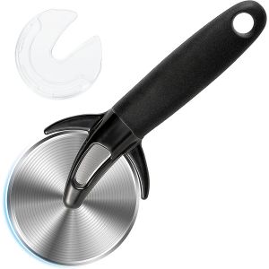 Coupe-Pizza, Pizza Inox Roue, Facile À Couper Et À Nettoyer, Lavable Au Lave-Vaisselle, Ultra Pointu Pizza Trancheuse, Professionnel De La Pizza Couteau De 8,5 Pouces - Neuf