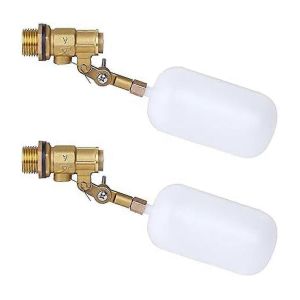 Vanne à flotteur 1/2 pouce,vanne à flotteur d'eau pour remplissage automatique de la vanne à flotteur d'étang,pour les réservoirs d'élevage - Neuf
