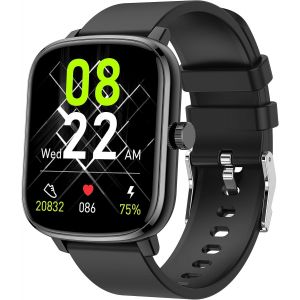 Montre Connect&eacute;e Femme Homme, Smartwatch Cardiofrequencem&egrave;tre Moniteur De Sommeil Pression Art&eacute;rielle 100 Modes Sportifs Compatible Android Ios Pour Homme Femme Montre Intelligente[MON9263978] - Neuf