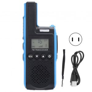 Talkie-walkie Q1 Mini portable haute puissance rechargeable avec ecran HD pour hotel, prise 100-240 V US - Neuf