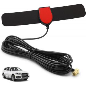 Antenne Dab pour Voiture avec Connecteur SMB,Compatible avec Alpine,Pioneer,JVC,Kenwood,Pure-Antenne Radio Numérique de 3 Mètres,Extension pour Véhicules,Réception Haute Qualité (B) - Neuf