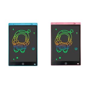 Lot de 2 tablettes &agrave; dessin pour enfants (bleu et rose) 12 pouces, &eacute;cran LCD magique, bloc-notes avec bouton d'effacement, jouets pour filles et gar&ccedil;ons - Neuf