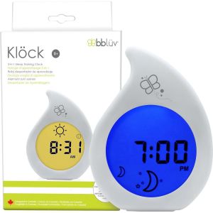 - Kl&ouml;ck - Indicateur de R&eacute;veil avec Alarme, 7 Niveaux de Lumi&egrave;res - Aide au Sommeil pour Enfant - Neuf