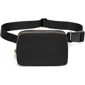 SJZG-Sac Banane Femme Fanny Pack Homme Nylon Sac De Poitrine Pour Femme Avec Sangle R&eacute;glable Pour Les Voyages En Plein Air, Le Sport, La Course &Agrave; Pied, La Randonn&eacute;e (Noir) - Neuf