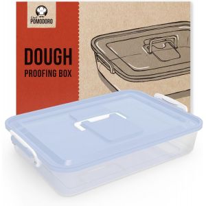 Checarzhn--No1-Boîtes De Fermentation Pour P Et Pain - Bac À Pâtons Empilables Boules De Pâte Avec Couvercles De Conservation Et Poignée De Transport (Blau, 35,6 X 27,9 Cm) - Neuf