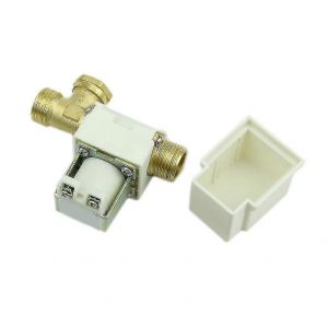 Électrovanne électrique 24V DC pour eau chaude et air - 1/2"" normalement fermé - Neuf