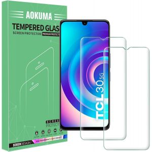 Tcl 30/30 Plus Verre Tremp&eacute;, [Lot De 2] Verre Tremp&eacute; Tcl 30/30 Plus [0.26mm] [Extr&ecirc;mement R&eacute;sistant Aux Rayures] [Haute D&eacute;finition][Facile &Agrave; Installer] Protections D'&eacute;cran - Neuf
