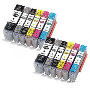 Cartouche d'encre de remplacement 570/571 PGI-570 CLI-571 pour imprimante Canon Pixma MG5750 MG5751 MG5752 MG6850 TS6050 TS5050 TS5051 - Neuf