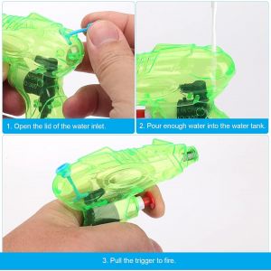 10pcs Petit Pistolet &Agrave; Eau, Mini Pistolet &Agrave; Eau, Pistolet &Agrave; Eau Pour Enfants, Ensemble D'eau Pour Pistolet Pulv&eacute;risateur, Pistolet &Agrave; Eau Pour Piscine De Jardin D'&eacute;t&eacute; En Plein Air (A) - Neuf