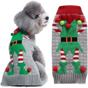 Chandail laid de Noël de chat et de chien pour les garçons et les filles - Neuf