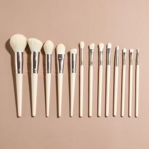 13 Blanc Pinceaux De Maquillage Set 270 Concealer Brosses Super Grattoir En Poudre Doux Pinceaux De Maquillage - Neuf