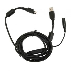 Câble de liaison de caméra Câble d'alimentation professionnel 2 en 1 Plug and Play Câble de données pour Logitech CC2900e 3500e 2900ep 3000e 9,8 pieds - Neuf