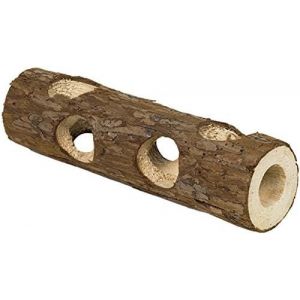 Hamster / Souris Au Sol Pipe En Bois Accessoires Pour Rongeurs Trou En Bois - Neuf