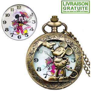 Montre Gousset Mickey Mouse (R&eacute;f 2) - Neuf