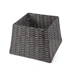 Jupe de sapin de No&euml;l tiss&eacute;e en rotin artificiel, plusieurs tailles disponibles, couleur naturelle, compatible avec les sapins de No&euml;l artificiels - Neuf