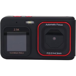 CHECARZHN--NO1-Appareil Photo Numérique 72Mp Sortie Vidéo 2,5K Double Écran Appareil Photo Compact Appareil Photo Numérique De Poche Zoom 16X Appareil Photo Selfie Autofocus Pour Les Réunions - Neuf