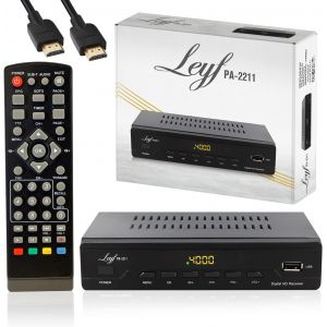 PA-2211 D&eacute;codeur TNT, Full HD 1080p, Cha&icirc;nes gratuites, DVB T2, Tuner TNT, D&eacute;codeur TV (HDTV,SCART,USB) HD pour TV + HD c&acirc;ble - Neuf