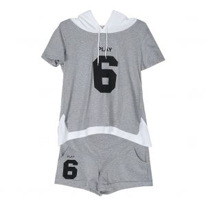 Combinaison De Maternite Pour Femmes Enceintes, Chemise Et Pantalon, Tenue De Sport Decontractee (Gris Xl) - Neuf