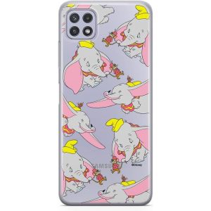 JGD-Coque de t&eacute;l&eacute;phone Portable pour Samsung A22 5G Original et sous Licence Officielle Disney Motif Dumbo 016 Parfaitement adapt&eacute; &agrave; la Forme du t&eacute;l&eacute;phone Portable, partiel imprim&eacute; - Neuf