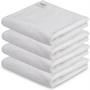 Eryi-Essuie Main Eponge 50x50cm Avec ?illet D'attache Doux Pour La Peau - Lot De Serviette Main En Microfibre Avec Accroche - Torchon Ultra Absorbant A Susppendre - Ideal Cuisine Et Salle De Bain - Neuf