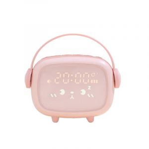 Petit Réveil Montre Enfant Réveil Rose - Neuf