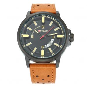 Montre En Alliage De Calendrier &Eacute;tanche &Agrave; La Mode Montre-Bracelet &Agrave; Quartz Analogique Pour Curren M8288 (Khaki) - Neuf