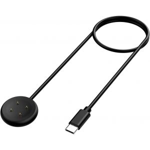 C&acirc;ble De Chargeur Compatible Avec Google Pixel Watch 3/Pixel Watch 2&fitbit Versa 4/Versa 3/Sense 2/Sense/Ace Lte, 3,3 Pieds C&acirc;ble De Charge Magn&eacute;tique Type C &Agrave; Charge Rapide Pour Pixel Watch 3 - Neuf