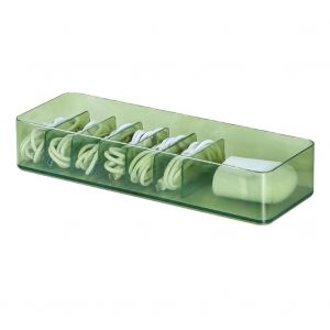 Bo&icirc;te De Gestion De C&acirc;bles &Eacute;tanche &Agrave; La Poussi&egrave;re Bo&icirc;te De Stockage De C&acirc;bles De Donn&eacute;es De Bureau De Grande Capacit&eacute; Monocouche,Vert - Neuf