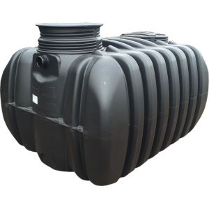 Cuve de stockage d'eau enterr&eacute;e horizontale 5000l - Neuf