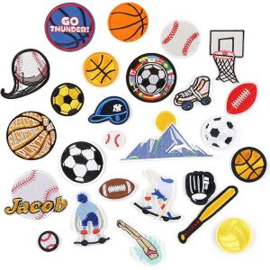 26 Patchs De Sport Pour Les Enfants, Basket-Ball, De Tennis, De Rugby, De Football, De Repassage Ou De Couture, Pour Les T-Shirts, Des Jeans, Des Vêtements, Des Sacs - Neuf