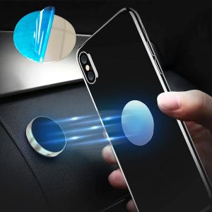 20pcs T&eacute;l&eacute;phone Aimant Plaques De M&eacute;tal Disque De M&eacute;tal De La Plaque Magn&eacute;tique Pour Voiture De Titulaire T&eacute;l&eacute;phone De Voiture Mount Holder Support Magn&eacute;tique - Neuf