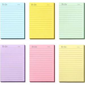 To Do Liste De Choses &Agrave; Faire-Blocs De Notes Autocollants-Blocs De Notes Color&eacute;s-Pour L'&eacute;cole,Le Bureau,La Maison (10x15 Cm) - Neuf